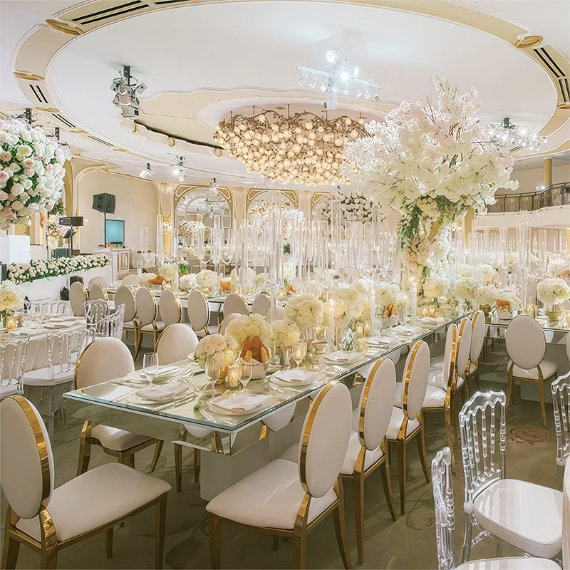 luxury white cushion chairs